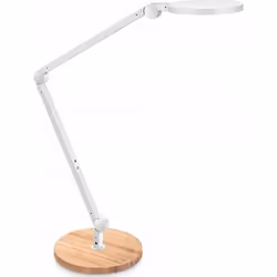 Lampe de bureau - Cep - CLED0350-SL - Géante - Blanche - Bois élastique