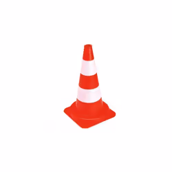 Description générale Le cône de signalisation en PVC orange fluo est conçu pour séparer les chaussées, éviter les dangers et  ...