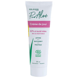 Pur Aloé Crème de Jour à l'Aloe Vera Vivant 67% Bio 50 ml