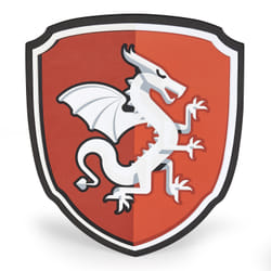 Papo Bouclier Chevalier Dragon