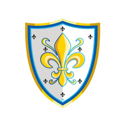 Papo Bouclier Fleur de Lys