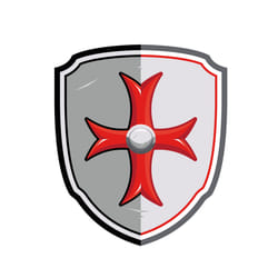 Papo Bouclier Croix de Malte