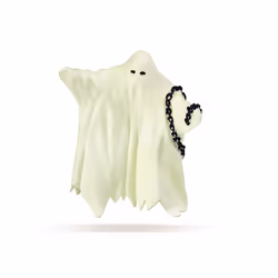 Papo Fantôme phosphorescent, 3 an(s), Fantasy World, Noir, Blanc, PVC