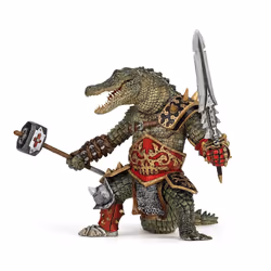 Papo Mutant crocodile, 0,8 an(s), Fantasy World, Vert, PVC