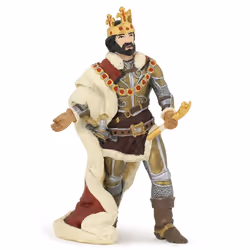 Papo Roi Ivan, 3 an(s), The Enchanted World, Multicolore, PVC
