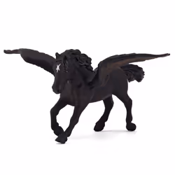 Papo Pégase noir, 0,8 an(s), The Enchanted World, Noir, PVC