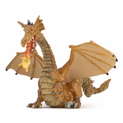 Papo Dragon or avec flamme, 3 an(s), The Enchanted World, Multicolore, PVC