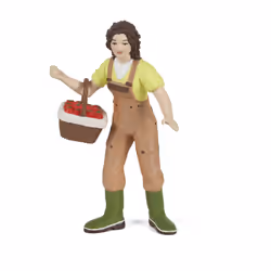 Papo Fermière au panier, Figurine à collectionner, Film et série TV, 12 g