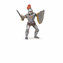 Papo Chevalier en armure au plumet rouge, 32 g