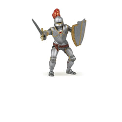 Papo Chevalier en armure au plumet rouge