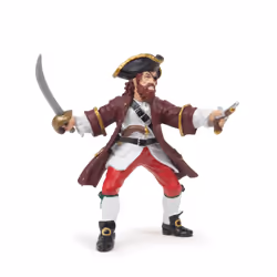 Papo Barberousse rouge, 3 an(s), Pirates and Corsairs, Multicolore, PVC
