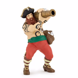 Papo Pirate au canon, 3 an(s), Pirates and Corsairs, Multicolore, PVC