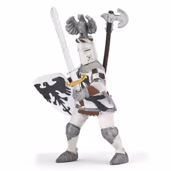 Papo Chevalier blanc au cimier, 3 an(s), The Medieval Era, Multicolore, PVC