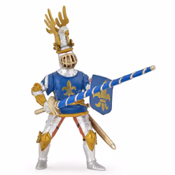 Papo Chevalier bleu fleur de lys, 0,8 an(s), The Medieval Era, Multicolore, PVC
