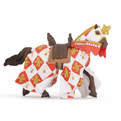Papo Cheval blanc fleur de lys, Figurine à collectionner, Film et série TV, 56 g