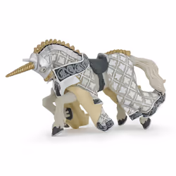 Papo Cheval du Maître des armes cimier licorne, 112 g