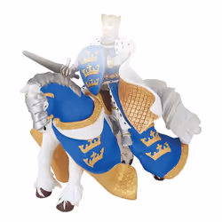Papo Cheval Du Roi Arthur Bleu, Figurine à collectionner, Film et série TV, 100 g