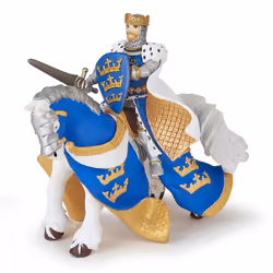 Papo Cheval Du Roi Arthur Bleu