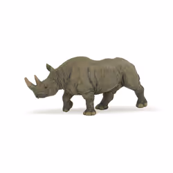 Papo Rhinocéros noir, 3 an(s), Wild animal kingdom, Gris, PVC