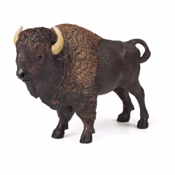 Papo Bison d'Amérique, 3 an(s), Wild animal kingdom, Marron, PVC