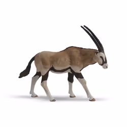 Papo Antilope oryx, 3 an(s), Wild animal kingdom, Marron, Blanc, PVC