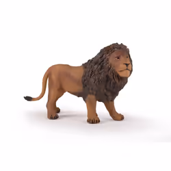 Papo Grand lion, 3 an(s), Wild animal kingdom, Marron, PVC