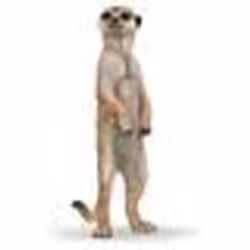 Papo Suricate debout, 3 an(s), Wild animal kingdom, Multicolore, PVC