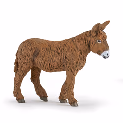 Papo Baudet du Poitou, 0,8 an(s), Farmyard friends, Marron, PVC