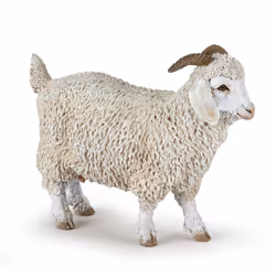 Papo Chèvre angora, 3 an(s), Farmyard friends, Blanc, PVC