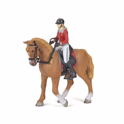 Papo Cheval De Promenade Et Sa Cavalière, Figurine à collectionner, Film et série TV, 2 kg