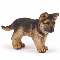 Papo Bébé berger allemand, 3 an(s), Dog and cat companions, Marron, PVC