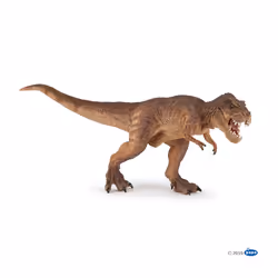 Papo T-rex courant marron