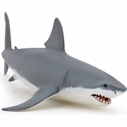 Papo Requin blanc, 3 an(s), Marine life, Gris, Blanc, PVC