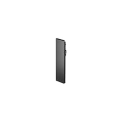 Noirot - Radiateur à inertie double corps de chauffe Radiasoft vertical 1000W anthracite connecté