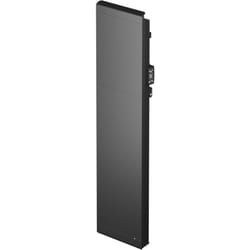 Noirot - Radiateur à inertie double corps de chauffe Radiasoft vertical 1500W anthracite connecté