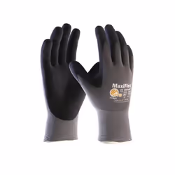 Gants de travail tricoté MAXIFLEX® ULTIMATE™ enduit mousse de nitrile gris foncé/bleu marine T8 - ATG - MXFLULT874AD-08
