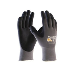 Gants de travail tricoté MAXIFLEX® ULTIMATE™ enduit mousse de nitrile gris foncé/bleu marine T8 - ATG - MXFLULT874AD-08