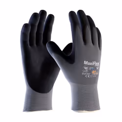 ATG - Gants de travail tricoté maxiflex ultimate enduit mousse de nitrile gris foncé bleu marine T10 MXFLULT874AD 10