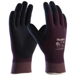 ATG - Gants de protection tricotés maxidry® oil™ rouge pourpre noir T11 AT056427 ZZ11AIN