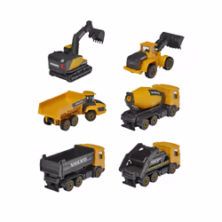 Majorette Prem Volvo Const. 3pcs Asst