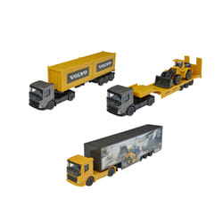 Majorette Volvo Const. Transporter Asst