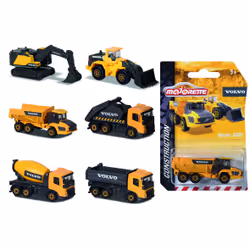Majorette MAJO PREM VOLVO CONST. X1 BL ASST, 3 an(s), Multicolore