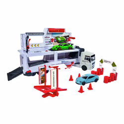 Majorette MAJO PORSCHE TRUCK EXPE + 4 VEH