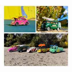 Majorette VW The Originals Ensemble de modèles réduits de voitures Pré-assemblé 1:64 - Vue supplémentaire 4
