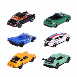 Majorette Voiture-jouet Porsche Premium, 6 branches