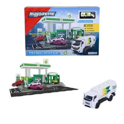 MAJORETTE - Majo Station Essence BP + 1 Veh - dès 3 ans