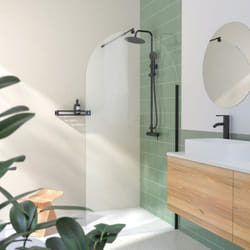 Paroi fixe - HOME GENERATION - Romane noir - 120 x 200 cm