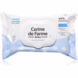 Les lingettes nettoyantes Corine de farme Water Wipes veillent à la peau de l’enfant simplement, rapidement et efficacement.