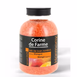 Corine de Farme Harmony bath sea salts - Mango, Sels de bain, Orange, Mango, Femelle, Adultes, Bouteille