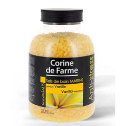 Corine de Farme 013314UK sel et minéraux de bain 1,3 kg Vanille Sels de bain